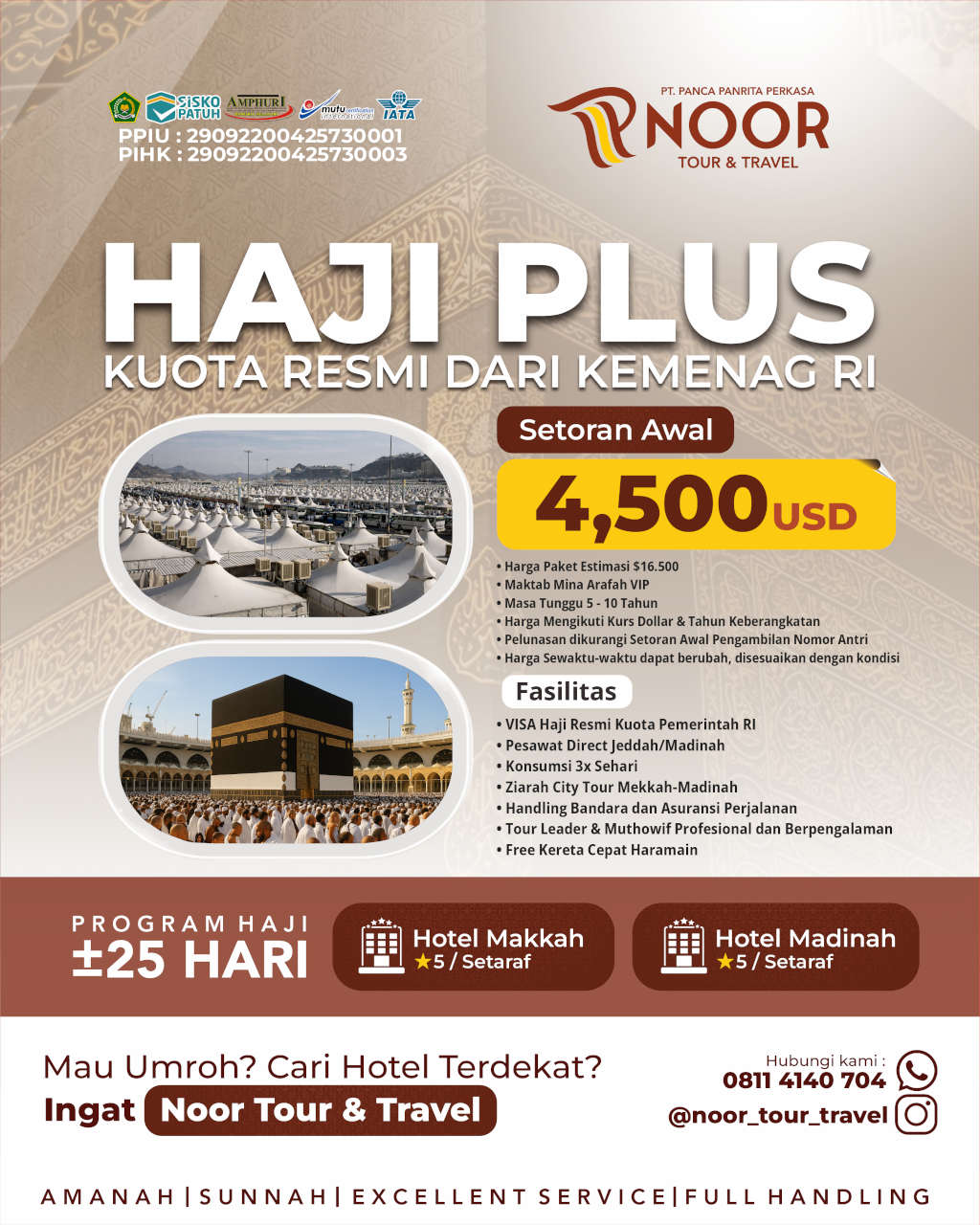 HAJI PLUS TANPA POTONGAN